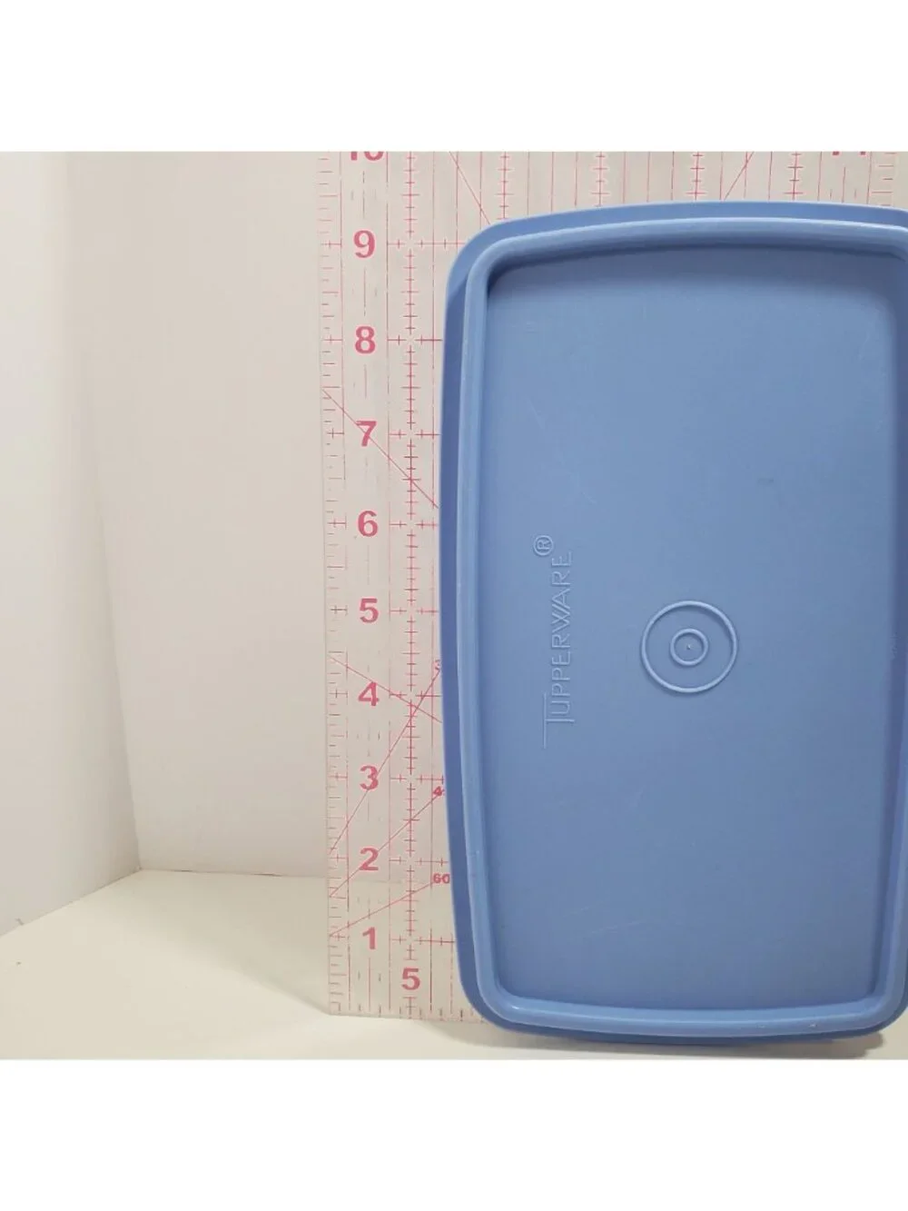 Tupperware Replacement Lid Rectangular Blue Seal 817